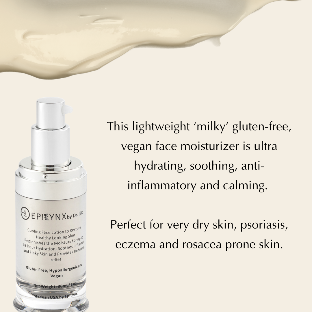 Lightweight Face Moisturizer for Sensitive & Dry Skin – Calming & Hydrating